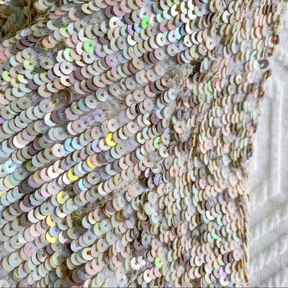 AllSaints silver sequin dress, UK 10/ US 6 - Picture 11 of 11